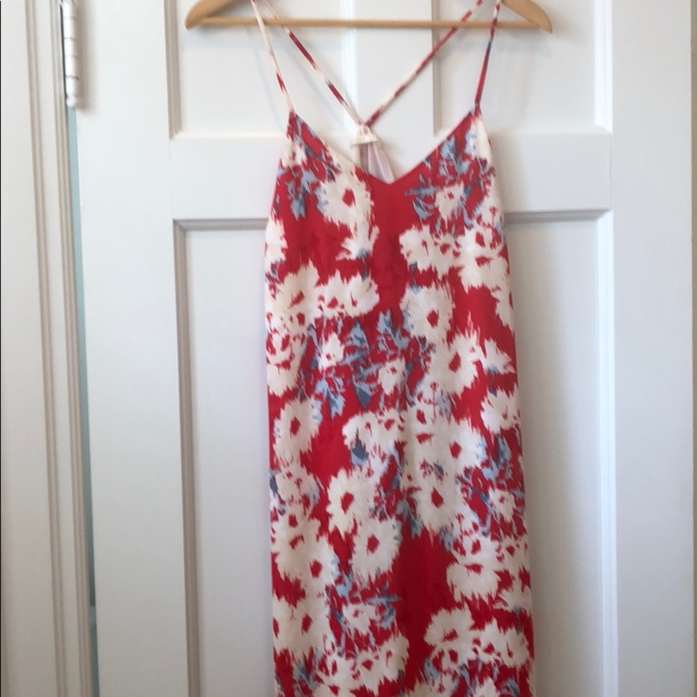 Paper Crown silk floral maxi dress